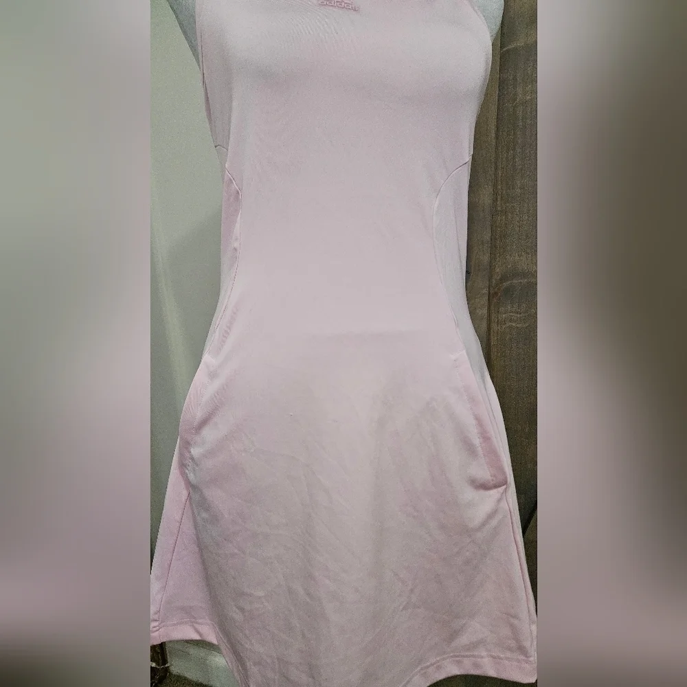 Adidas City Break Baby Pink Athletic Dress Tennis Golf Activewear Small - Picture 8 of 14